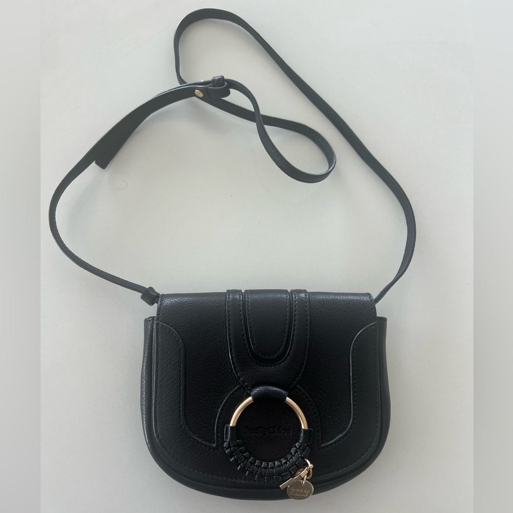 See by Chloe Black Leather Crossbody Bag